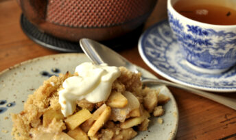 Crumble pommes et poires