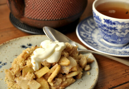Crumble pommes et poires