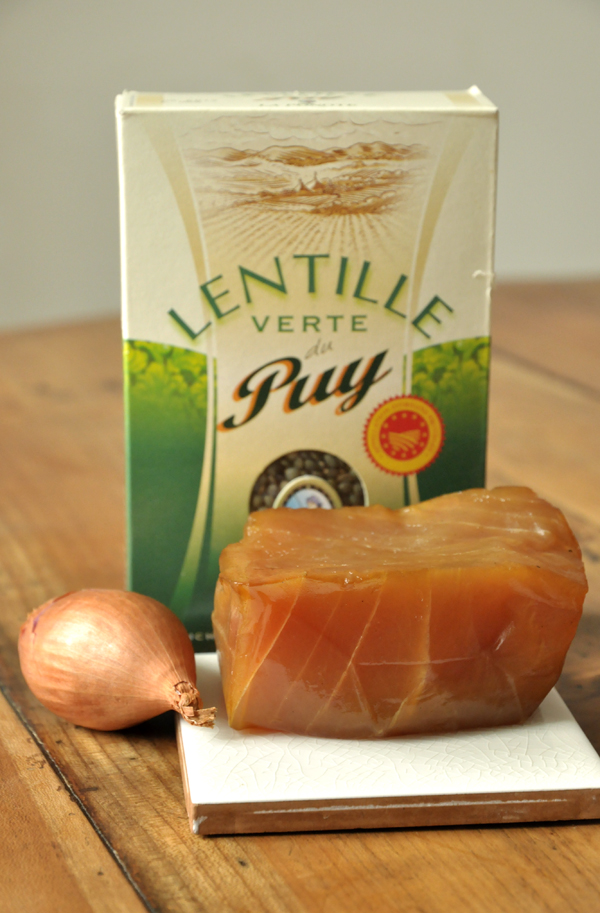 Salade de lentilles au marlin