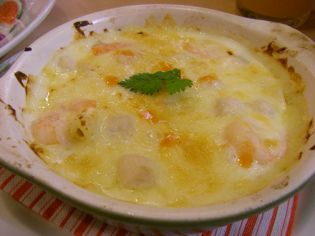 Gratin de fruits de mer