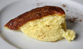 L’omelette soufflée au bleu