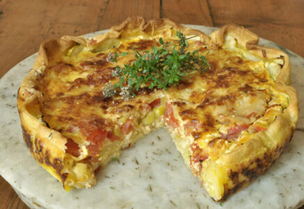 Tarte aux légumes de saison