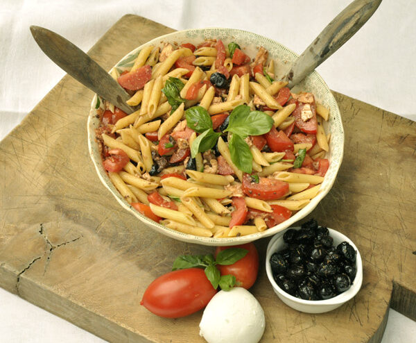 Salade de pâtes à la checca