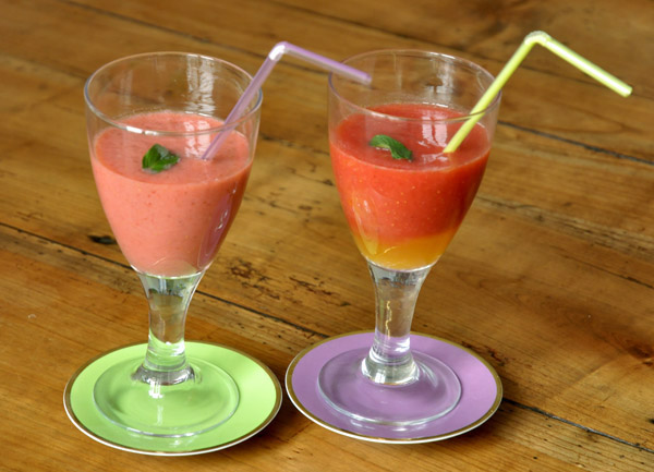 Smoothie à la fraise