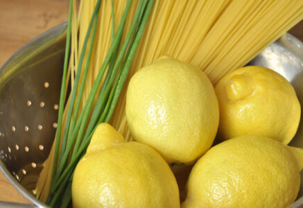 Spaghettis au citron