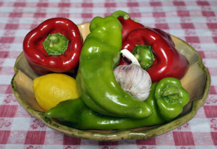 Poivrons marinés