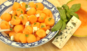 Salade de melon au Roquefort