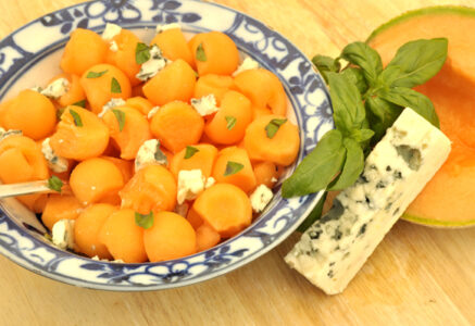 Salade de melon au Roquefort