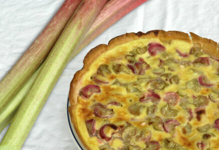 Tarte à la rhubarbe