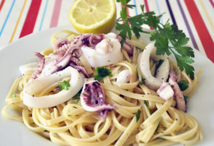 Linguine aux calamars