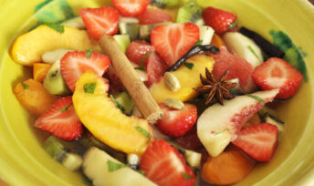 Minestrone de fruits aux épices