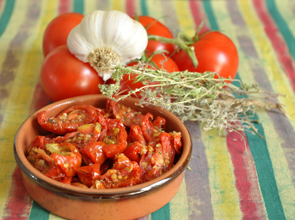 Tomates confites