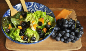 Salade muscat - mimolette vieille