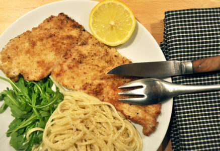 Escalope de veau à la milanaise