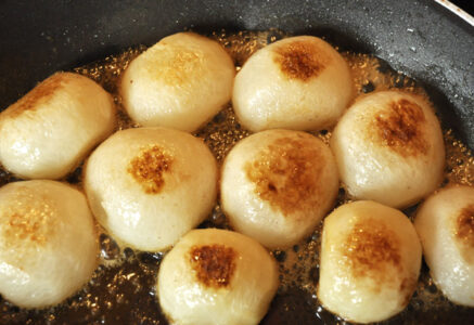 Navets confits au miel