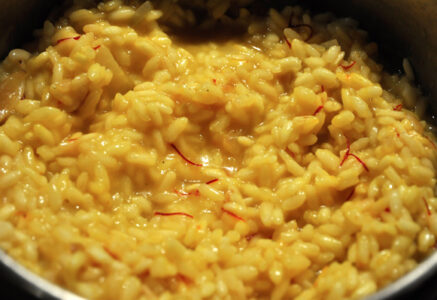 Risotto au safran