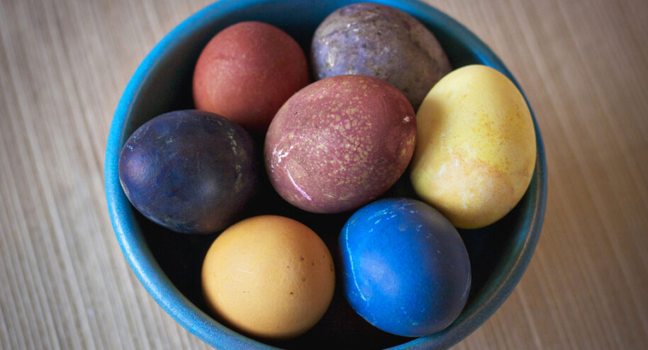 Des oeufs de Pâques beaux, bios et écolos!
