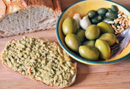Tapenade d’olives vertes