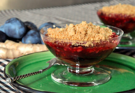 Compote de quetsches au gingembre