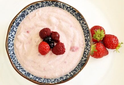 Semi-freddo aux fruits rouges