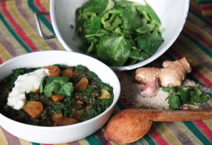 Curry d’épinards (Aloo palak)
