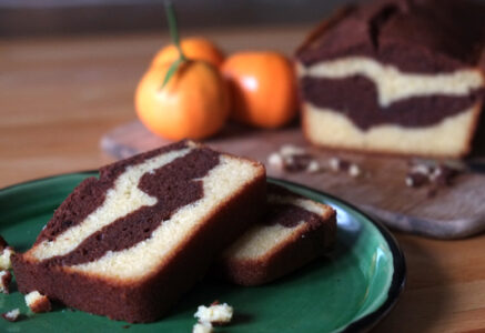 Gâteau marbré sans gluten
