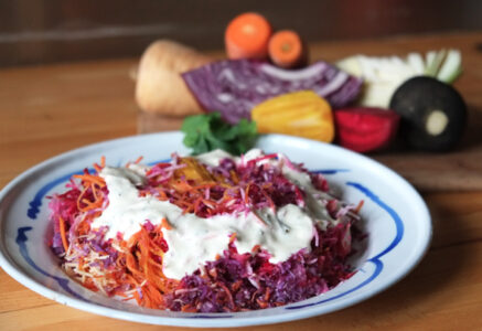 Salade de légumes d’hiver râpés