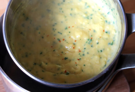 Oeuf brouillés au comté