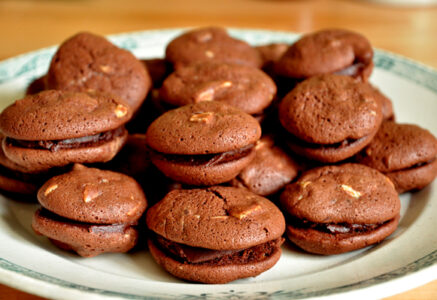 Macarons chocolat-gingembre