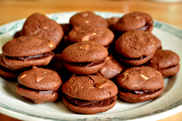 Macarons chocolat-gingembre