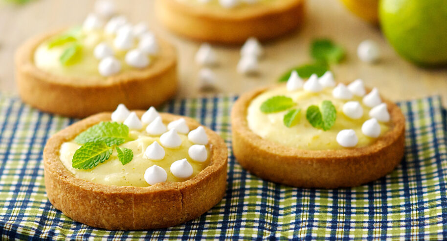 Tartelettes au citron et zeste de yuzu