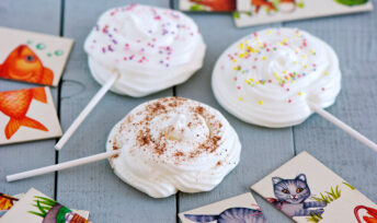 Sucettes de meringue