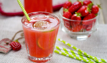 Citronnade à la fraise
