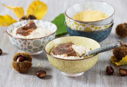 Millet au lait d’amande et crème de marron