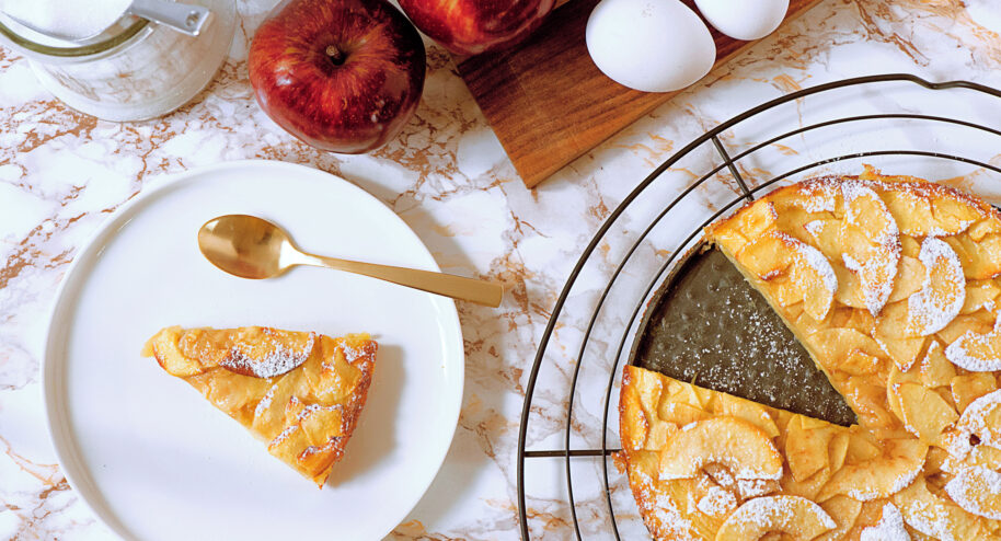 Gâteau invisible aux pommes