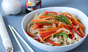 Udon sautées aux légumes