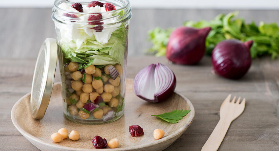 Salade de pois chiches et féta