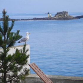 Un balcon sur la mer à Roscoff