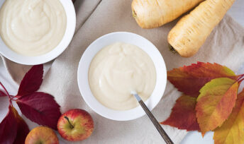 Velouté de panais au lait de coco