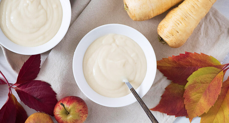 Velouté de panais au lait de coco