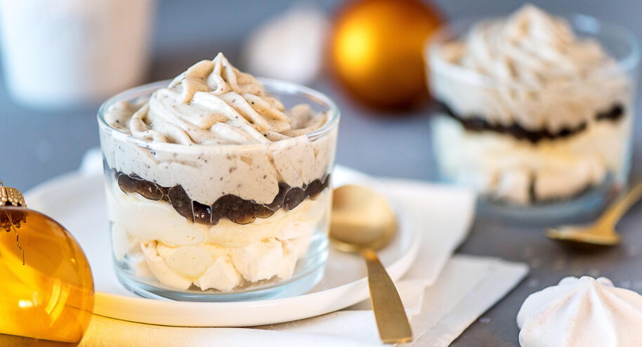 Dessert à la mousse de marron