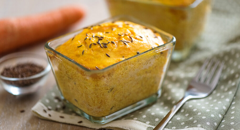 Flan de carottes au cumin
