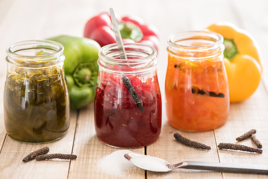 Confiture de poivron au poivre long