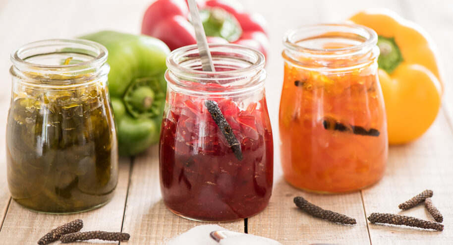 Confiture de poivron au poivre long