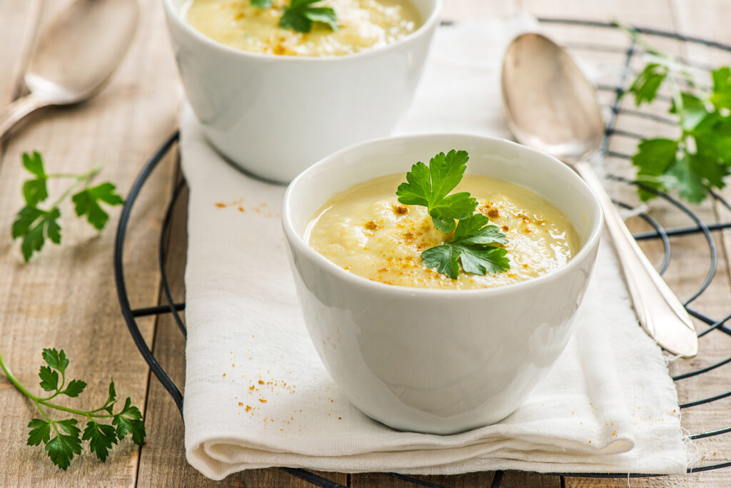 Velouté de poireau, céleri rave et persil - DR Mon Quotidien Autrement - E. Montuclard