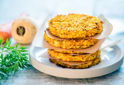 Galettes de carottes et panais