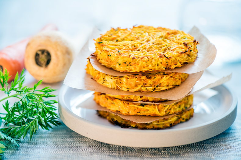 Galettes de carottes et panais - DR Mon Quotidien Autrement - E. Montuclard