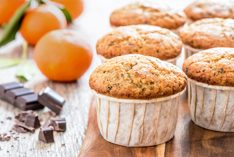 muffins à la clémentine et aux pépites de chocolat - DR Mon Quotidien Autrement - E. Montuclard