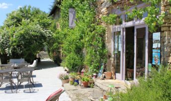 L'écogîte La Bicyclette Fleurie à Villemoirieu.