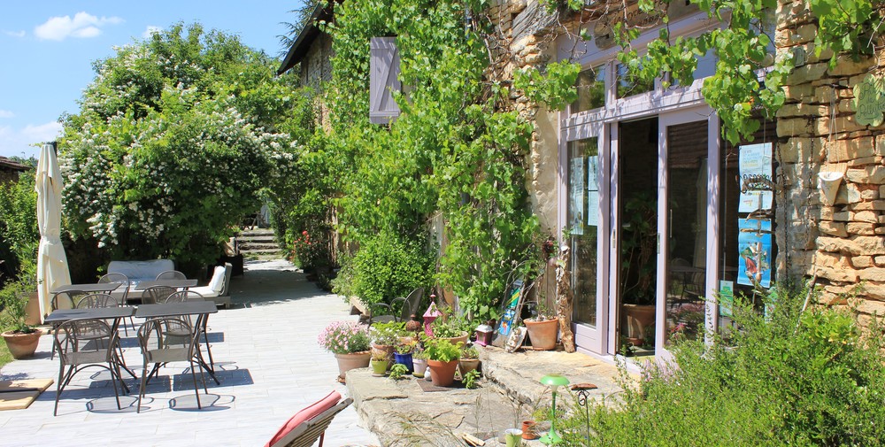L'écogîte La Bicyclette Fleurie à Villemoirieu.